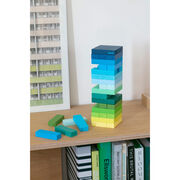 Gradient Tower Wooden Blocks Game
